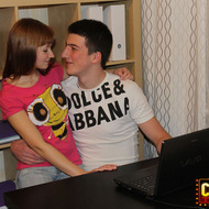 Redhead teen giving hot blowjob-00