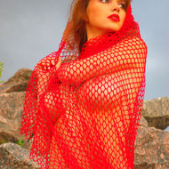 Busty Maria Posing By The Sea-14