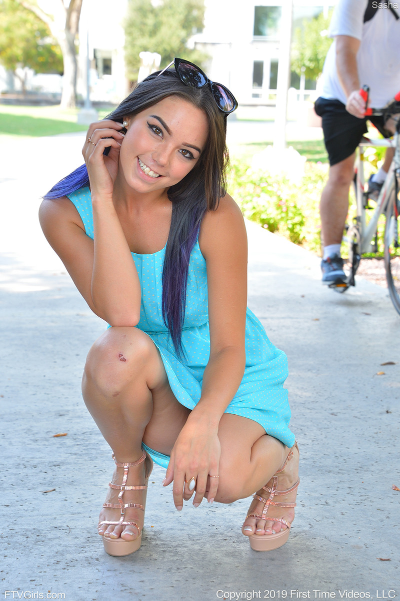 Cute Sasha Having Fun In Public-09