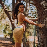 Nicole Stripping Outside-01