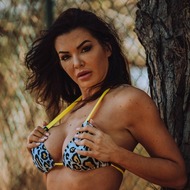 Nicole Stripping Outside-02