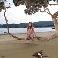 Sara Luvv Is Naked At The Beach-12