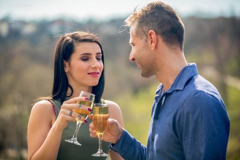 Nelly Kent Celebrating With Her Husband-02