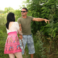 Hardcore outdoor sex by a sexy teen-10