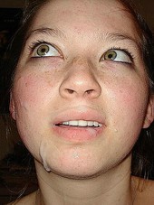 Teen babes get a huge amount cum on her faces-03